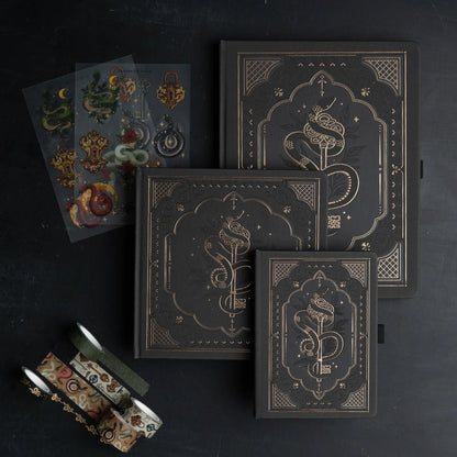 B5 Coiled Key - Blackout Notebook