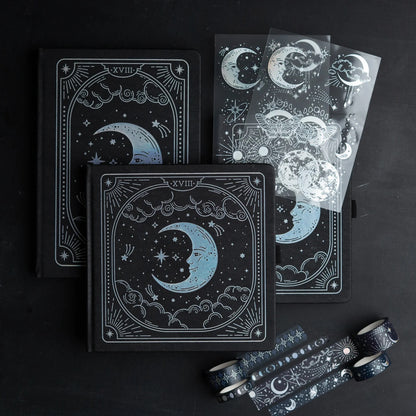 B5 Lunar Veil - Dot Grid Notebook