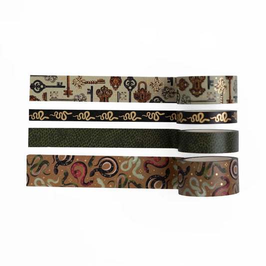 Coiled Key Washi Tape - Halloween 2025