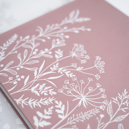 Mist and Bloom - Heirloom Notebook - Lettersize in Blank Pages