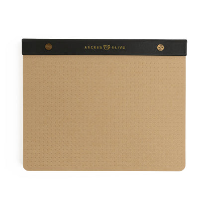 A5 Kraft Notepad - Dot Grid Notepad