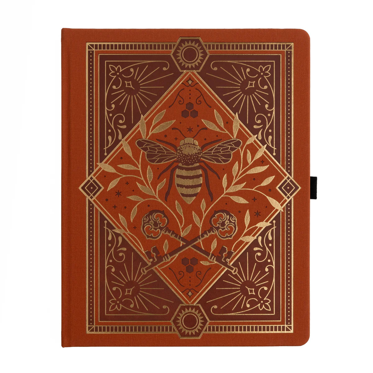LS Keeper of the Bees in Rust - Lettersize Dot Grid Notebook