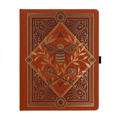LS Keeper of the Bees in Rust - Lettersize Dot Grid Notebook