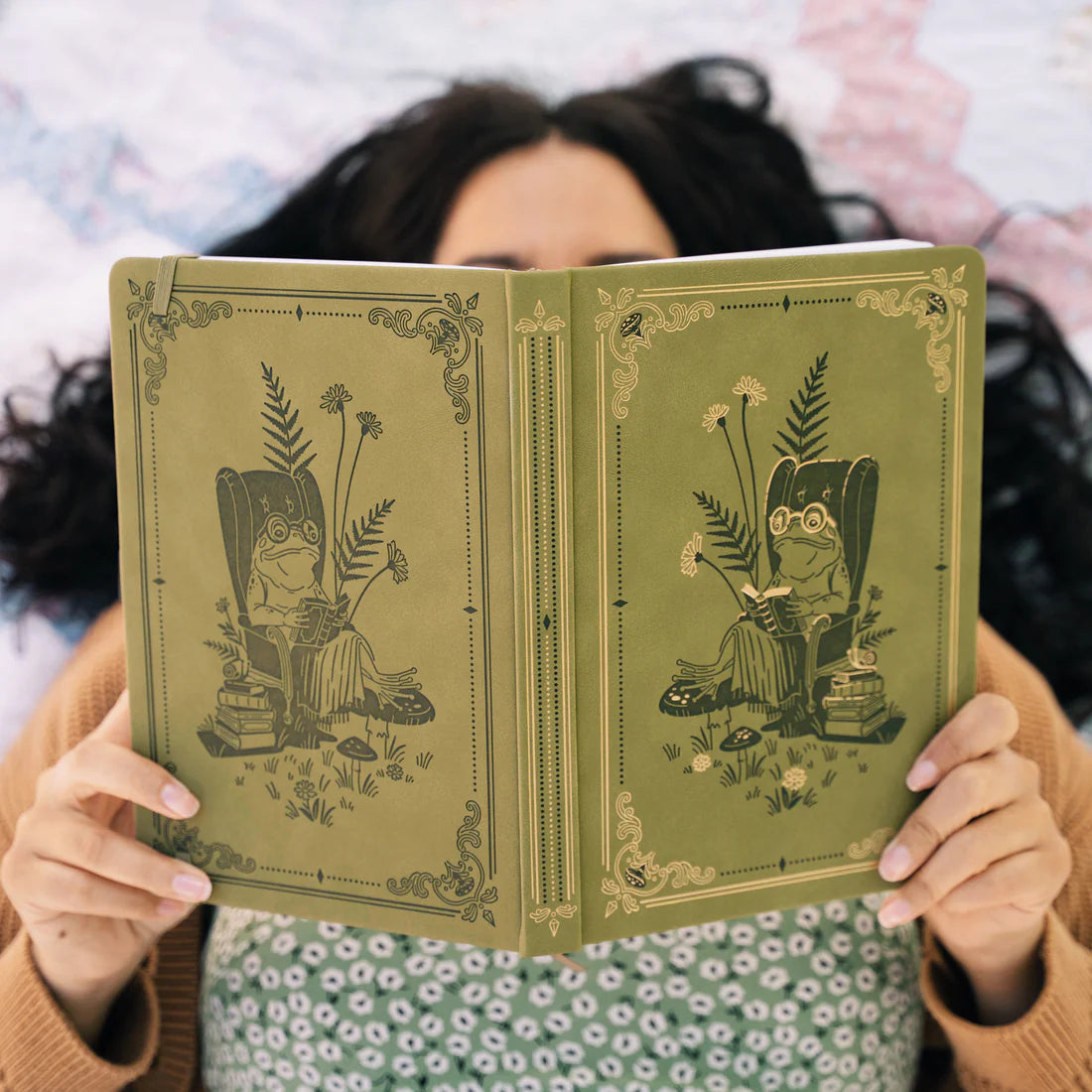 TN Literary Frog - Dot Grid Notebook