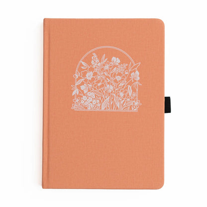 A5 Wildflowers Framed - Dot Grid Notebook