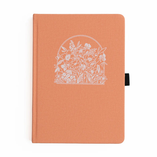 A5 Wildflowers Framed - Dot Grid Notebook