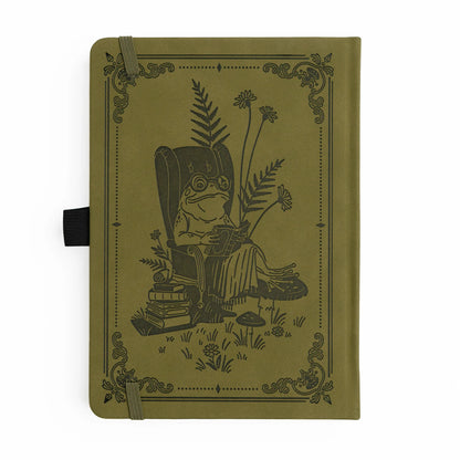 A5 Literary Frog - Dot Grid Notebook