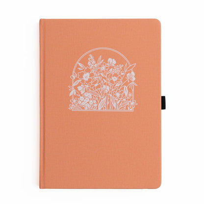 B5 Wildflowers Framed - Dot Grid Notebook
