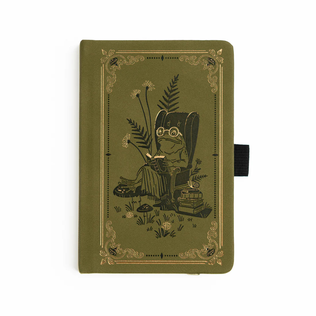PS Literary Frog - Dot Grid Notebook