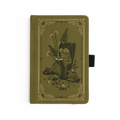 PS Literary Frog - Dot Grid Notebook