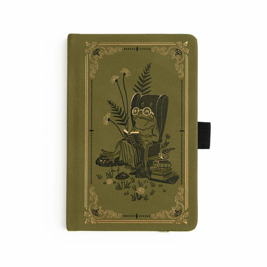 PS Literary Frog - Dot Grid Notebook