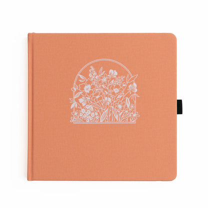 8x8 Wildflowers Framed - Dot Grid Notebook