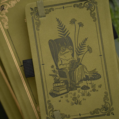 TN Literary Frog - Dot Grid Notebook