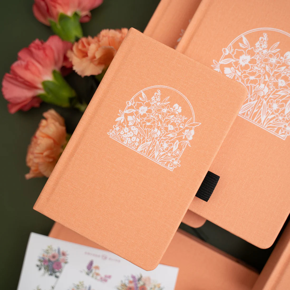 B6 Wildflowers Framed - Dot Grid Notebook