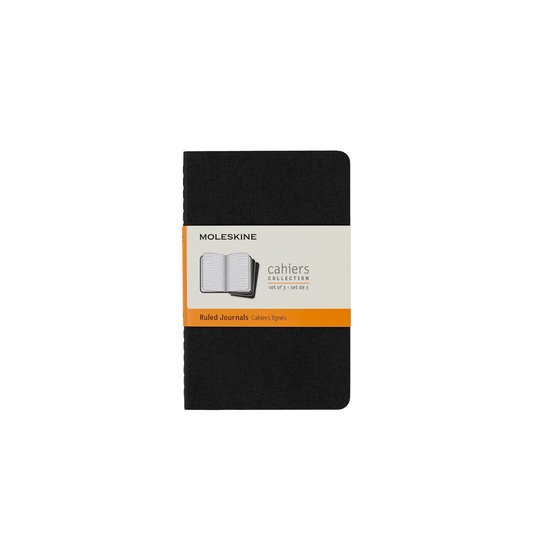 MOLESKINE Cahier - A6 Pocket Journals - Ruled Journals - Lined (3 Pack)