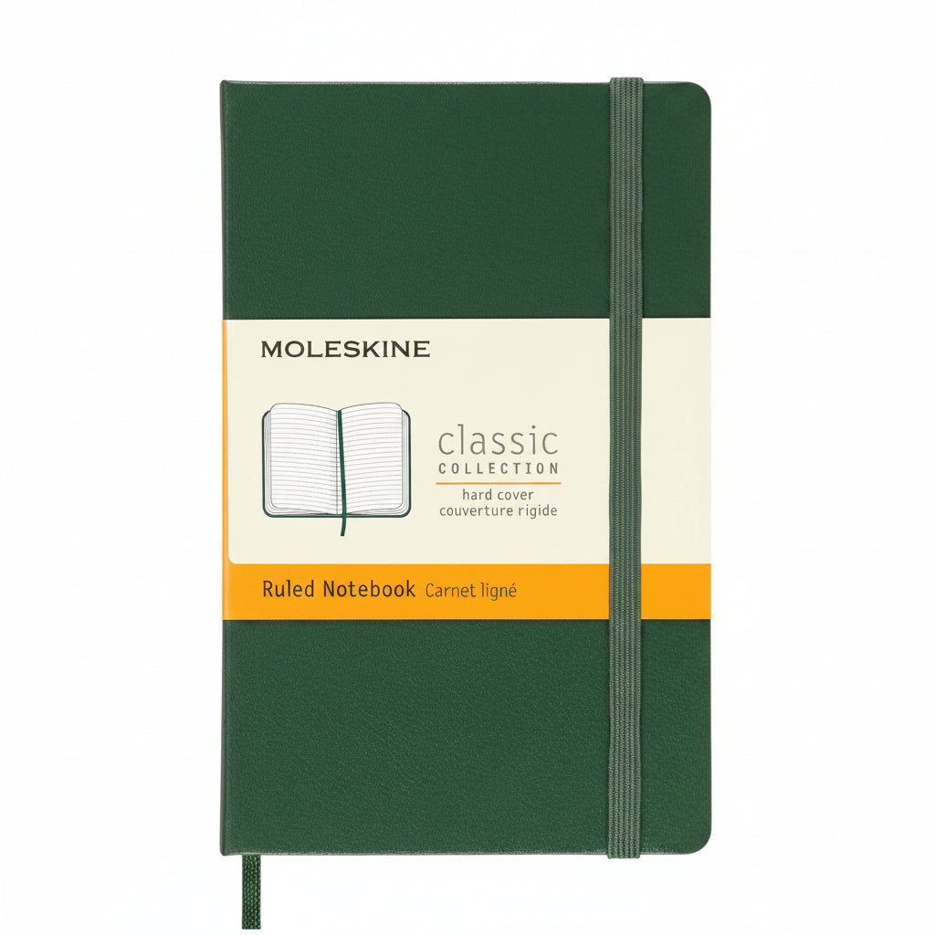 MOLESKINE Classic Notebook - Army Green Ruled Pages - Lined