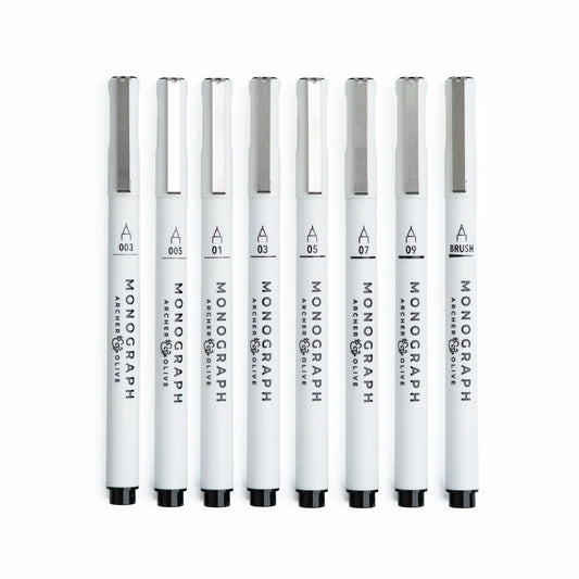 Monograph Pens - Set of 8