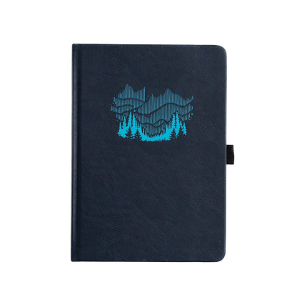 B5 Northern Lights - White Dot Grid Notebook