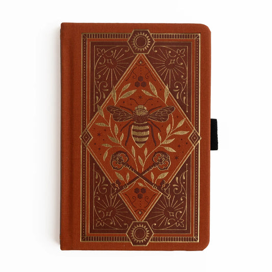 PS Keeper of the Bees in Rust - Pocket Dot Grid Notebook