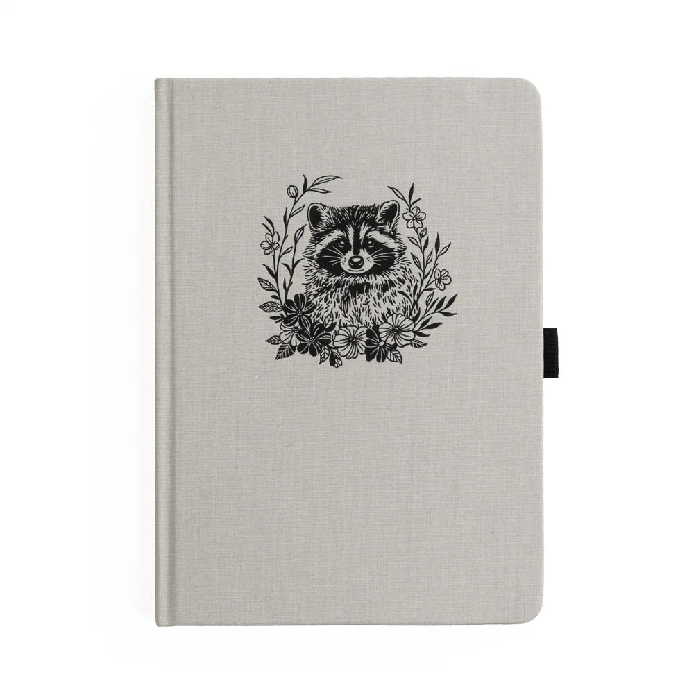 A5 Radiant Raccoons - Dot Grid Notebook