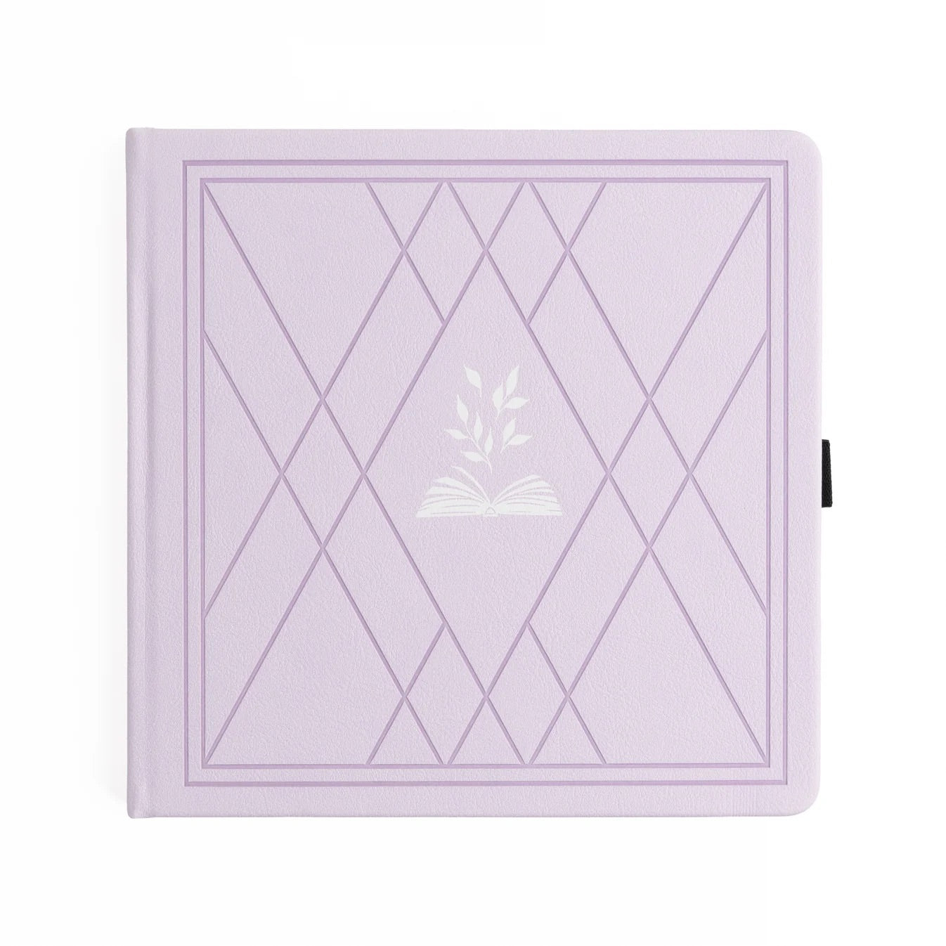 8x8 Vintage Library in Lilac - Dot Grid Notebook