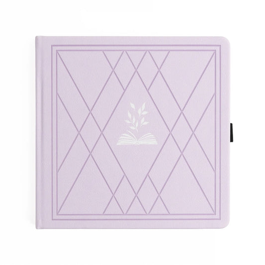 8x8 Vintage Library in Lilac - Reading Journal