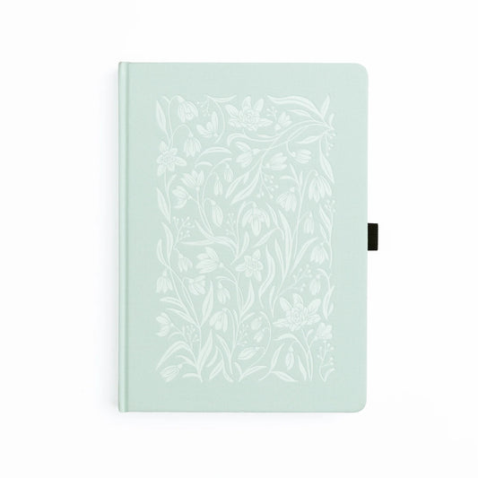 B5 Snowdrops - Dot Grid Notebook
