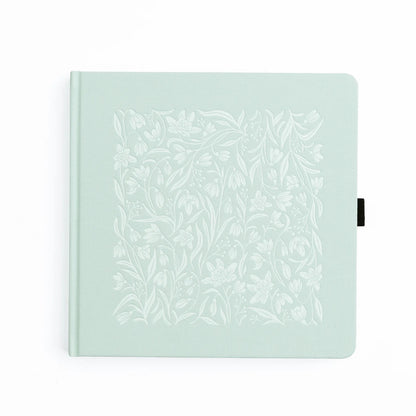 8X8 Snowdrops - Square Dot Grid Notebook