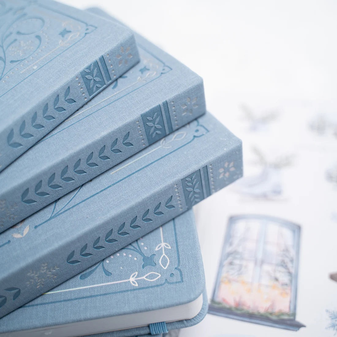 B6 Snowflake Storybook - Notebook