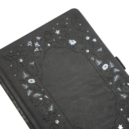 A5 Midnight Floral - Dot Grid Notebook