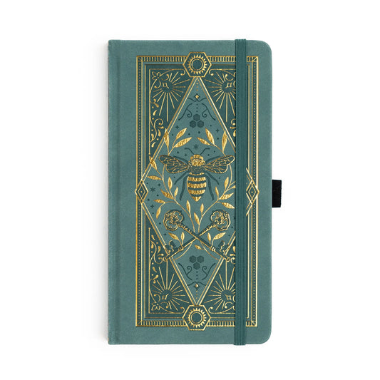 TN Keeper of the Bees in Soft Teal - Dot Grid Notebook