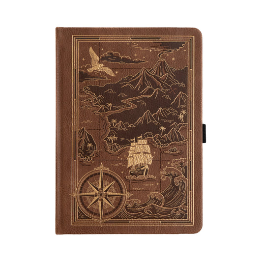 A5 Treasure Map - Lined Notebook