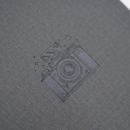 8x8 Vintage Camera - White Dot Grid Notebook