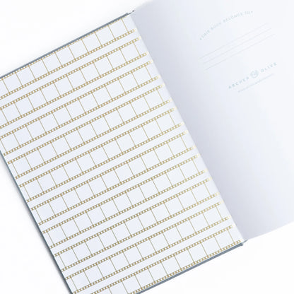 8x8 Vintage Camera - White Dot Grid Notebook