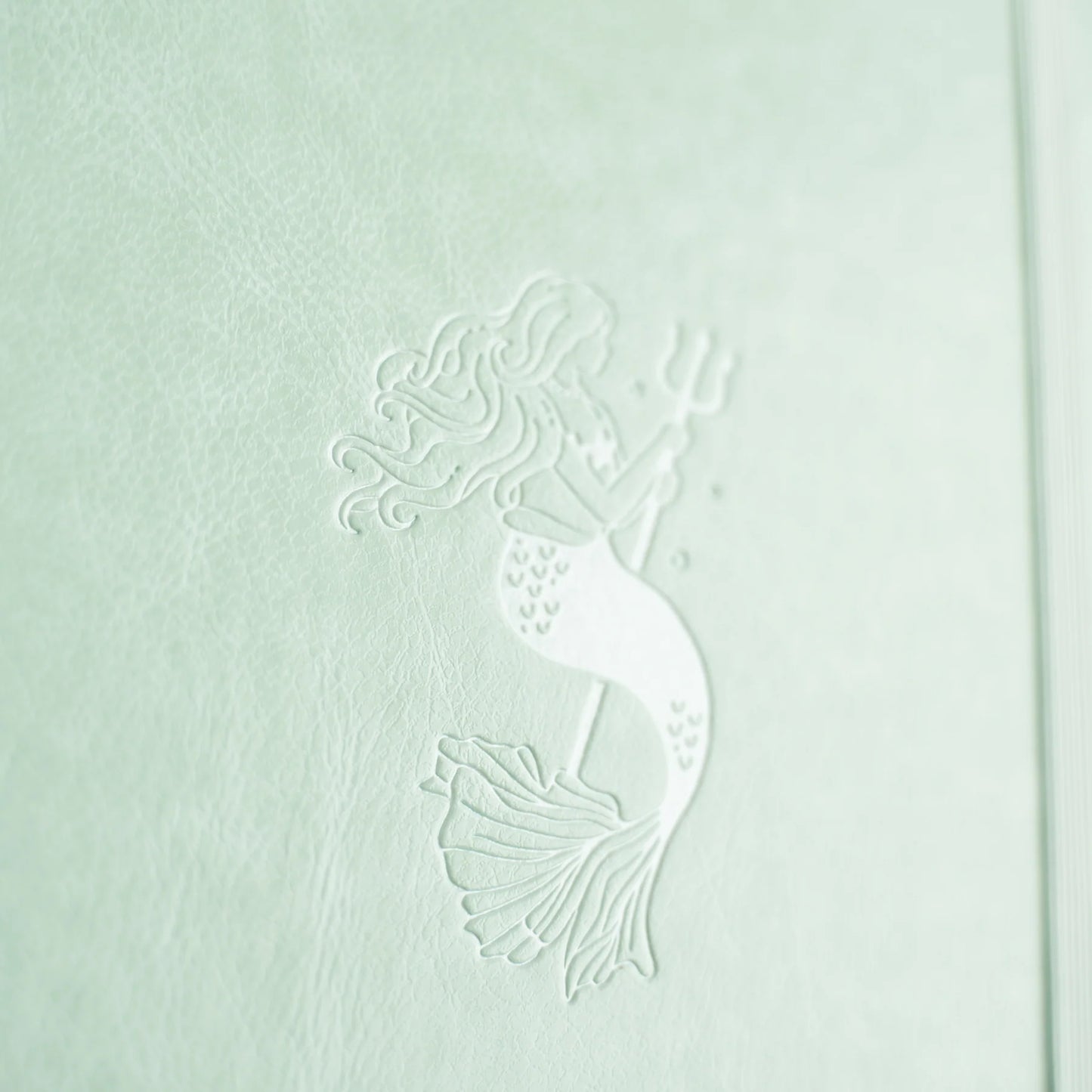 8x8 Vintage Mermaid - White Dot Grid Notebook