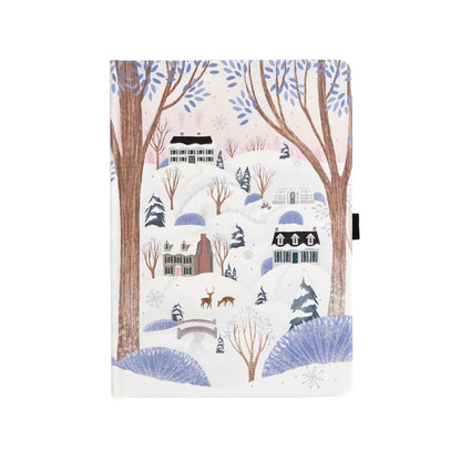 A5 Winter Village - Dot Grid Notebook