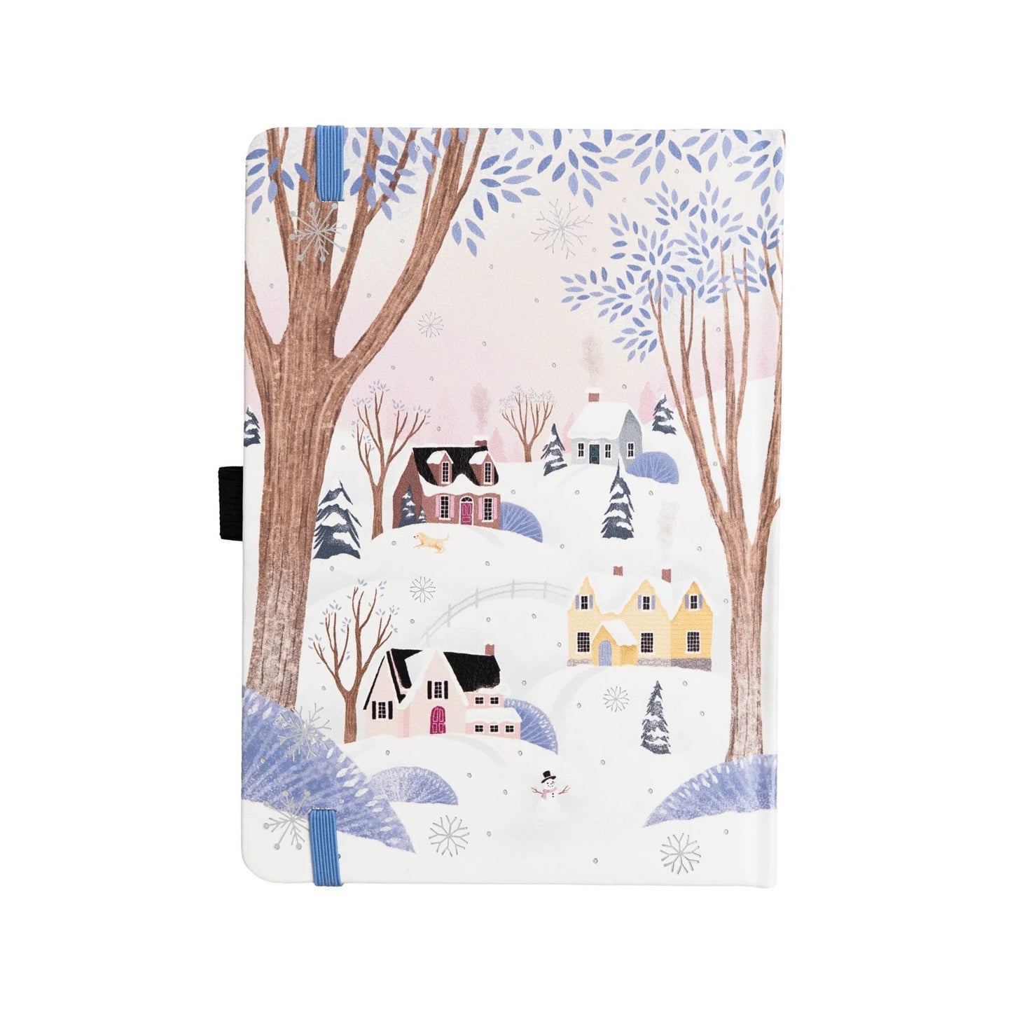 8X8 Winter Village - Square Dot Grid Notebook