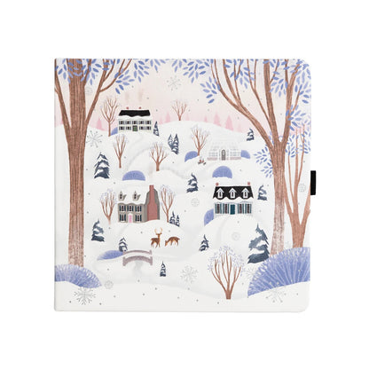 8X8 Winter Village - Square Dot Grid Notebook