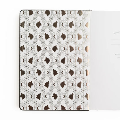 B6 Wolf in the Night - Dot Grid Notebook
