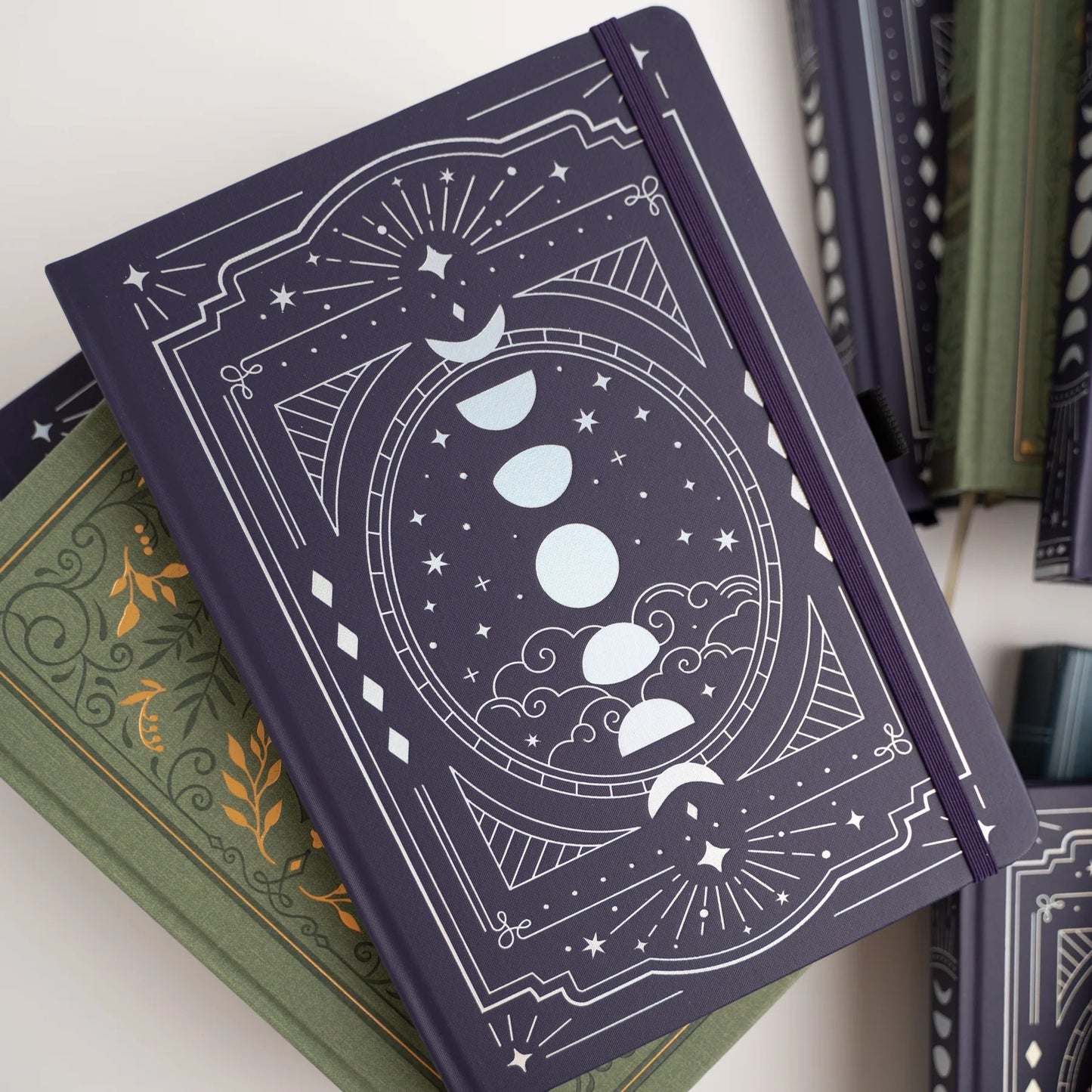 B5 Wonderstruck In Mystic Plum - Dot Grid Notebook