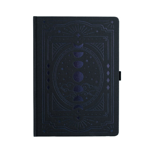 B5 Black Wonderstruck - White Dot Grid Notebook
