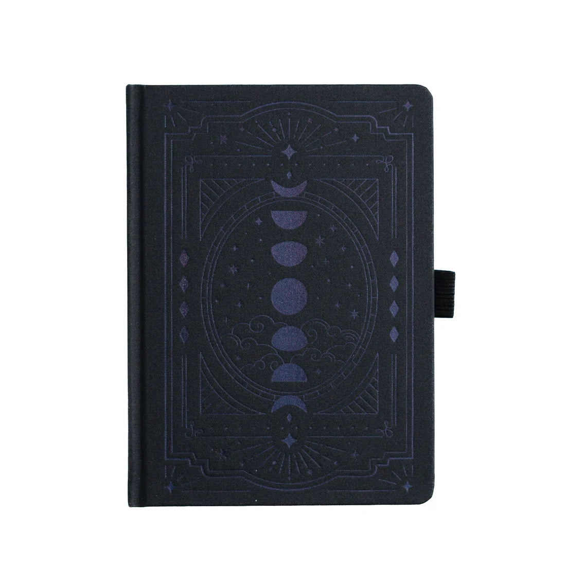 B6 Black Wonderstruck - Dot Grid Notebook