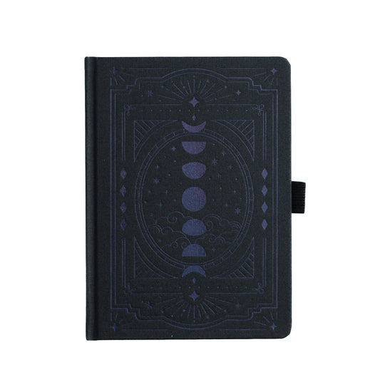 B6 Black Wonderstruck - Dot Grid Notebook