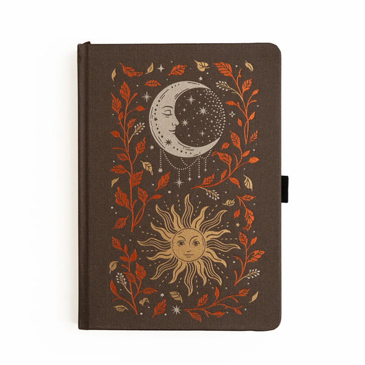 A5 Harvest Moon - Dot Grid Notebook