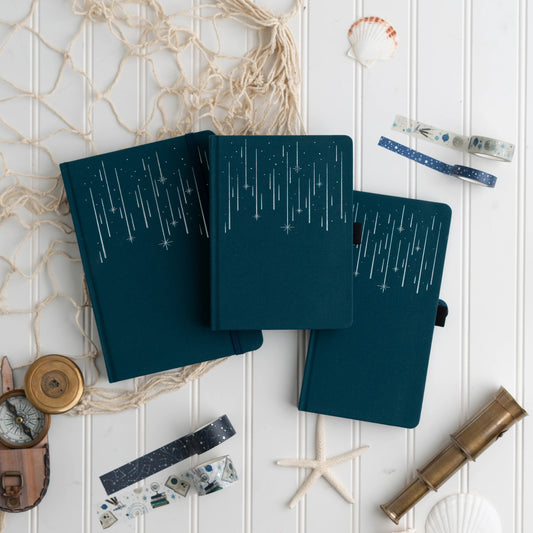 A5 Meteor Shower - Dot Grid Notebook