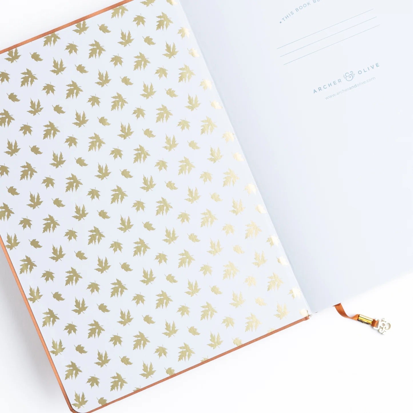 TN Swirling Leaves - Traveler's Dot Grid Notebook