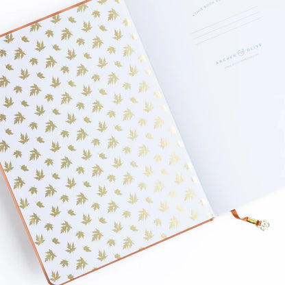 TN Swirling Leaves - Traveler's Dot Grid Notebook