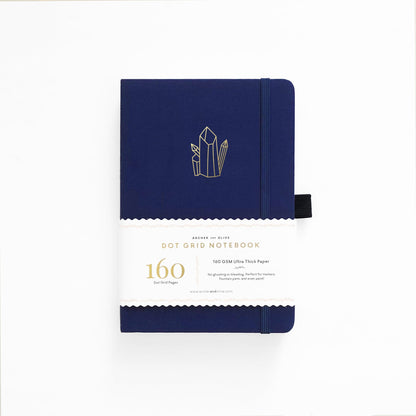 A5 Crystal Vibes - White Dot Grid Notebook