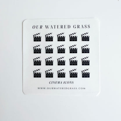 Cinema Icon Sticker Sheet