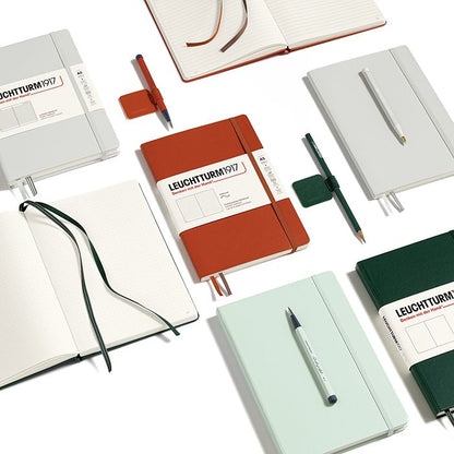 Medium A5 Forest Green - Dotted Hardcover Notebook